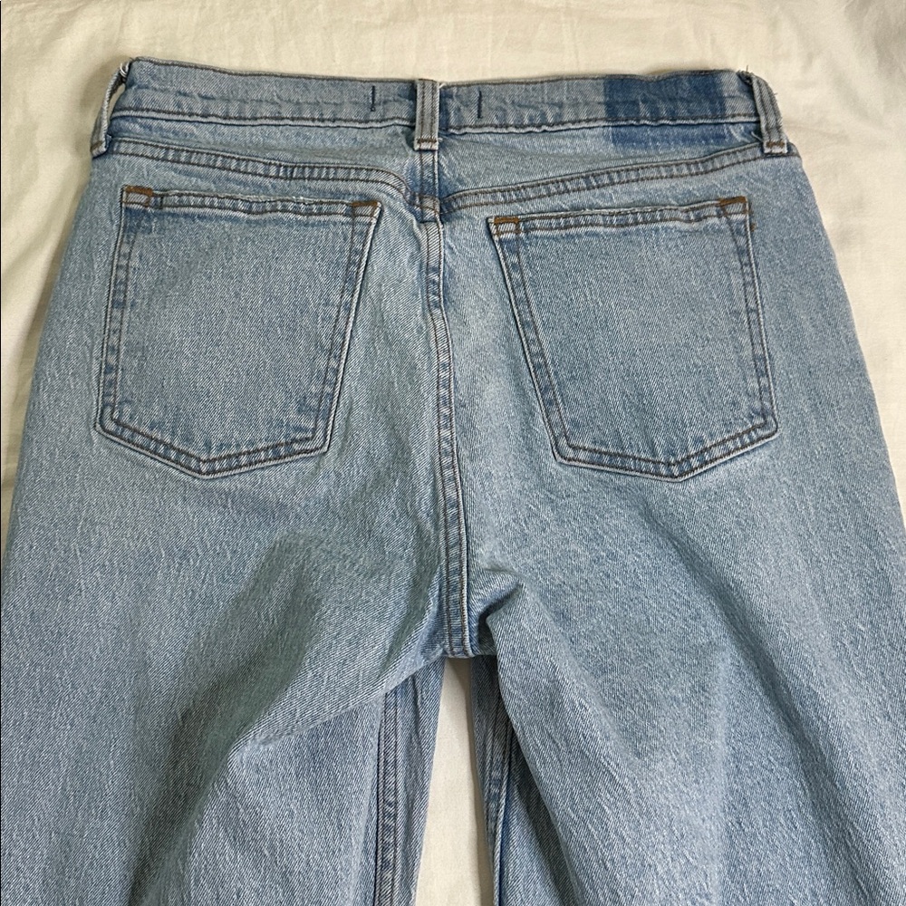 Abercrombie & Fitch Curve Love Mid Rise Straight Jean Size 28 - Picture 7 of 11